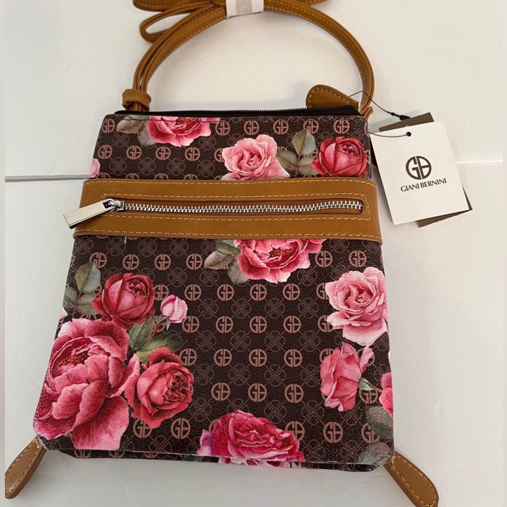 iani Bernini Saffiano Crossbody Bag NWT